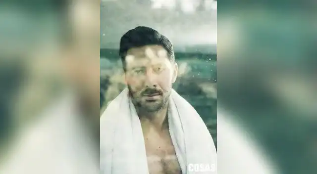 Claudio Pizarro en fotos para la revista Cosas.