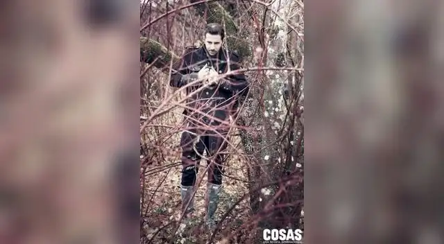 Claudio Pizarro en fotos para la revista Cosas.