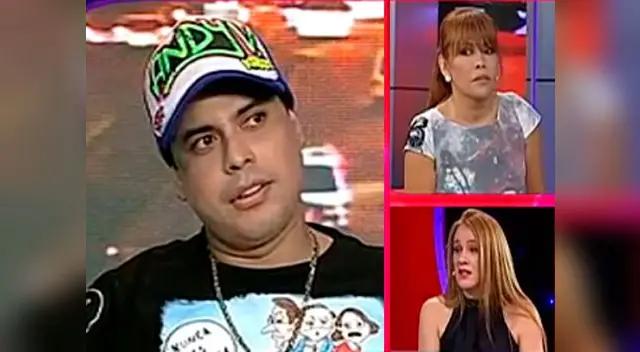 Andy V se puso malcriado con Magaly Medina y Lourdes Sacín. Andy V se puso malcriado con Magaly Medina y Lourdes Sacín.