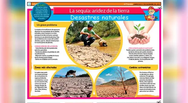 La sequía: aridez de la tierra. La sequía: aridez de la tierra.