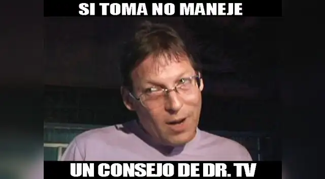 Memes se ríen de Dr. TV por manejar ebrio. Memes se ríen de Dr. TV por manejar ebrio.