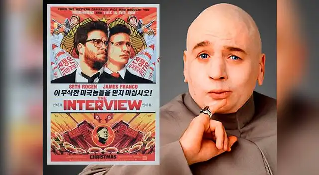 El Dr. Evil habló sobre Sony y Corea del Norte en SNL.