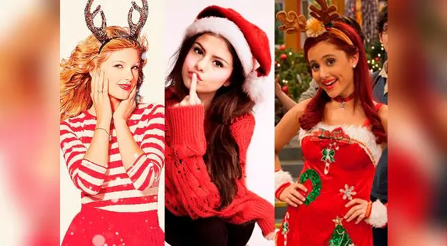 Los looks de Selena Gomez, Ariana Grande y Taylor Swift que puedes copiar para Navidad.