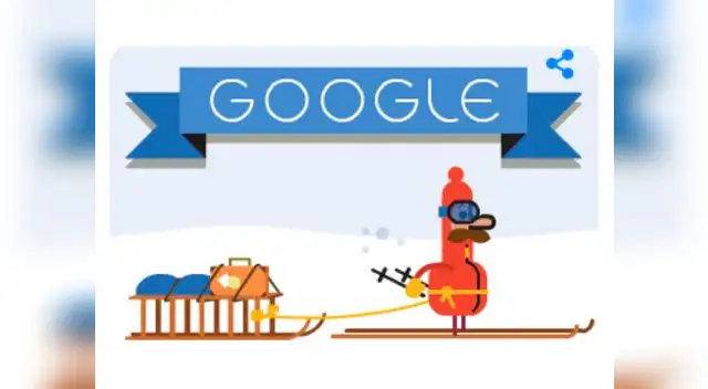 Google sorprende con un nuevo doodle navideño. Google sorprende con un nuevo doodle navideño.