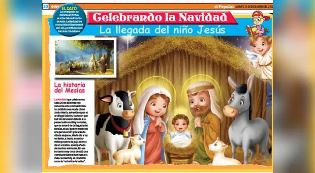 La llegada del niño Jesús. La llegada del niño Jesús.