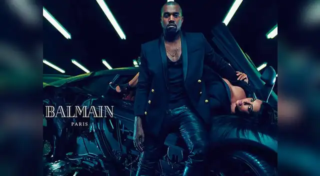 Kim Kardashian y Kanye West se lucen en una sexy sesión de fotos de Balmain. Kim Kardashian y Kanye West se lucen en una sexy sesión de fotos de Balmain.