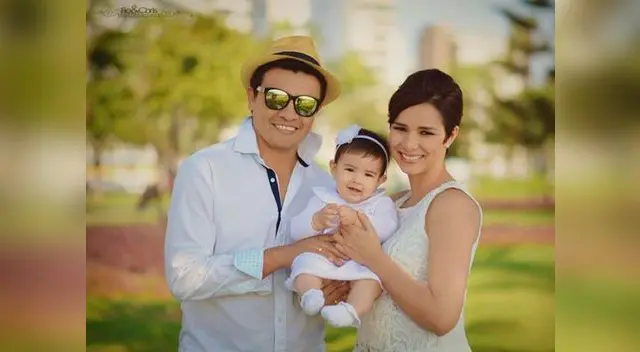 Maricielo Effio, esposo e hija comparten el gran amor que se profesan. Maricielo Effio, esposo e hija comparten el gran amor que se profesan.