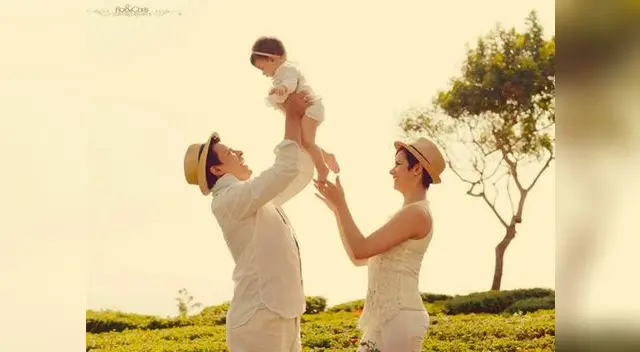 Maricielo Effio, esposo e hija comparten el gran amor que se profesan. Maricielo Effio, esposo e hija comparten el gran amor que se profesan.