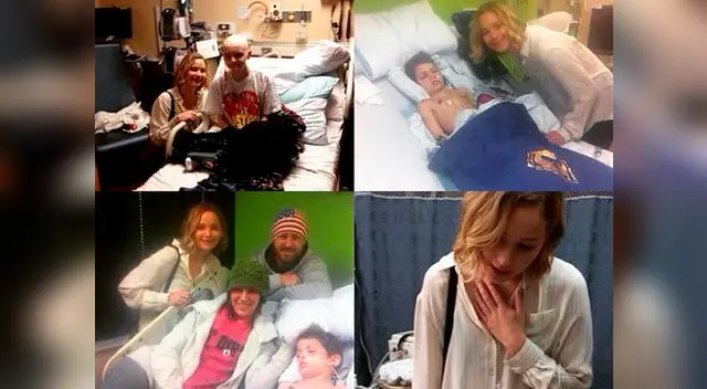 Jennifer Lawrence llevó alegría a niños internados en un hospital por Navidad. Jennifer Lawrence llevó alegría a niños internados en un hospital por Navidad.