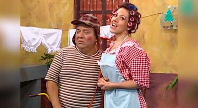 Florinda Meza y sus tres maridos en El especial del humor. 