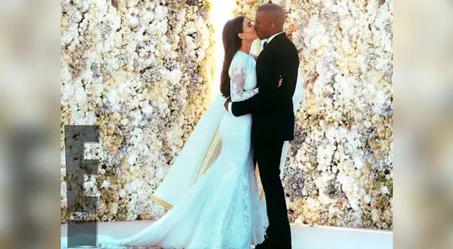 Kim Kardashian y Kanye West.