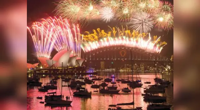 Festejos en el mundo por llegada del nuevo año.