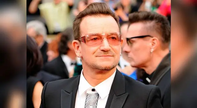 Bono de la banda irlandesa U2 Bono de la banda irlandesa U2