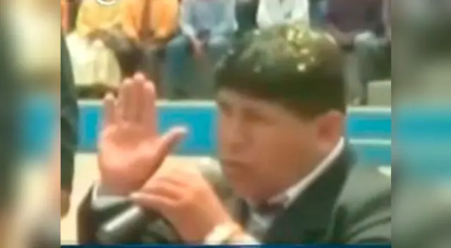 Mamani Mamani se puso nerviosón.