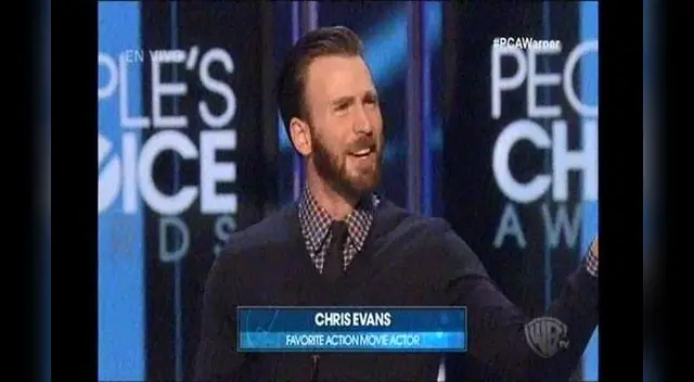 Chris Evans gana el premio a Actor de Acción Chris Evans gana el premio a Actor de Acción