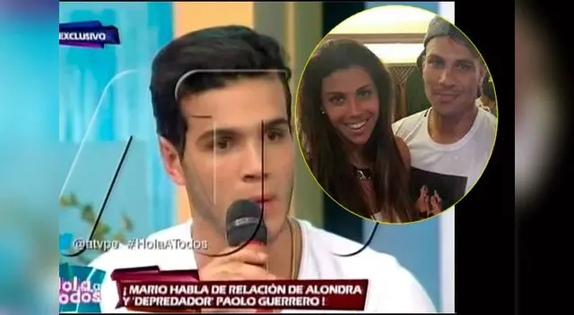 Mario Irivarren enfrentó a Alondra García Miró por Paolo Guerrero. 