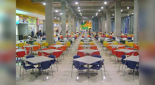 Patio de comida de CC Plaza Norte.