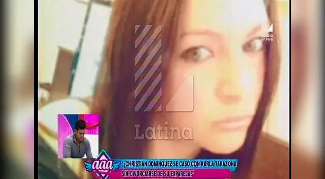 Tania Rios es la esposa legal de Christian Domínguez. 