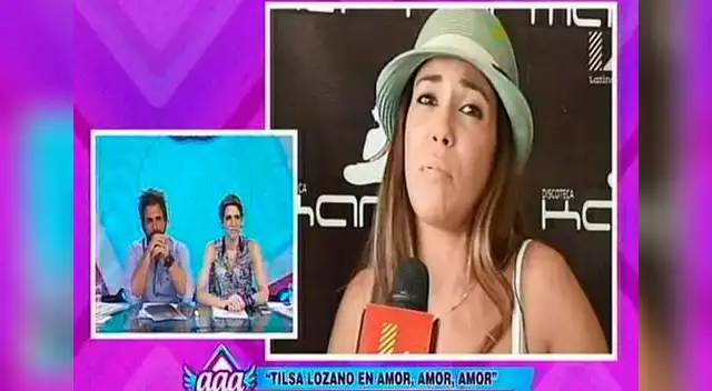 Tilsa soltó bomba en Amor, amor, amor. Tilsa soltó bomba en Amor, amor, amor.