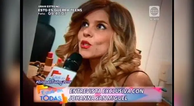 Johanna San Miguel contará todo en Esto es guerra teens. 