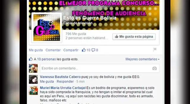 Estas son las expectativas en Bolivia por reality. Estas son las expectativas en Bolivia por reality.