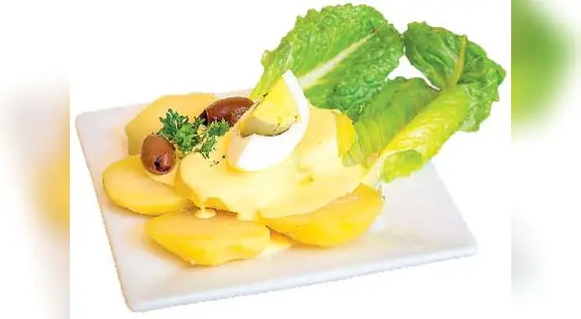 Papa a la huancaína.