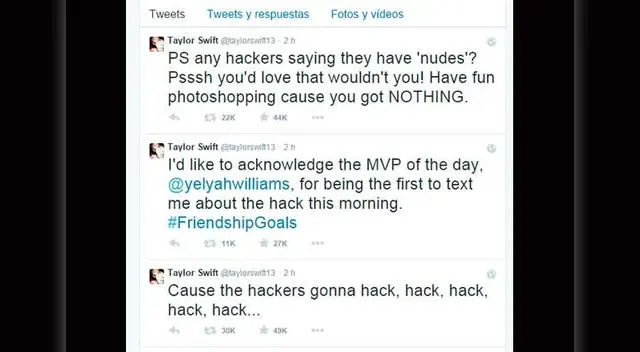 Así quedó su cuenta. 