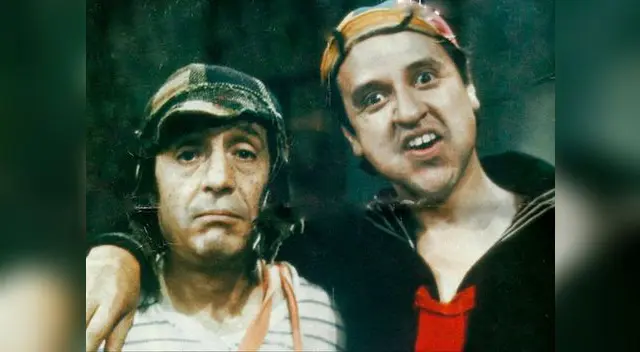 Roberto Gómez Bolaños y Carlos Villagrán