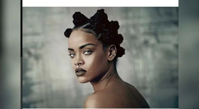 Rihanna se vistió y peinó como FKA Twigs. 
