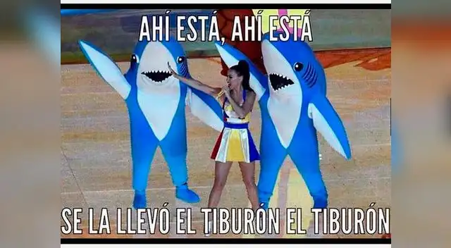 Memes por presentación de Katy Perry