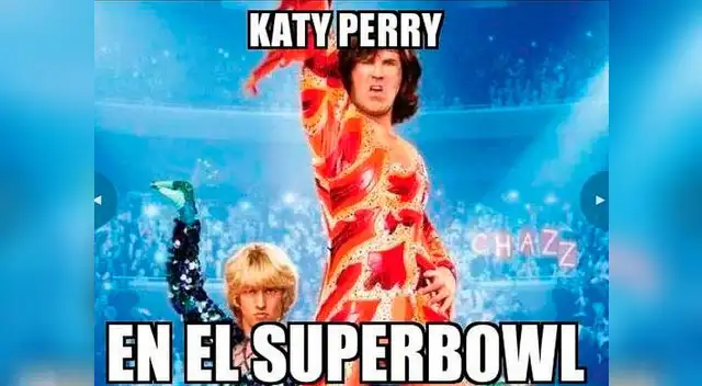 Memes por presentación de Katy Perry