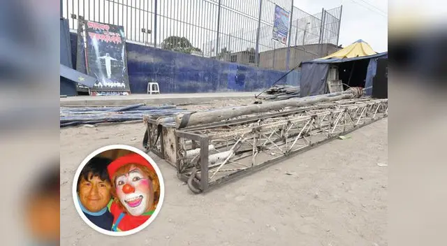 Estructuras metálicas cayeron sobre cuerpo del payaso “Arrocito” y le causó la muerte. Sus restos serán trasladados a su tierra natal Ica.