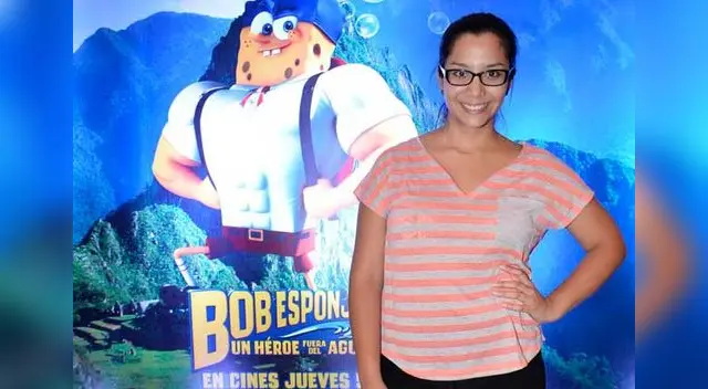 Farándula peruana estuvo presente en avant premiere de Bob Esponja. 