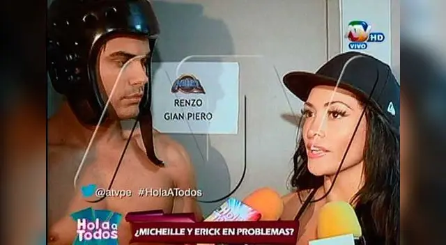 Michelle Soifer se molestó con Erick Sabater con ex. 