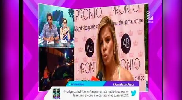 Alejandra Baigorria no le dará otra oportunidad a Mario Hart. Alejandra Baigorria no le dará otra oportunidad a Mario Hart.