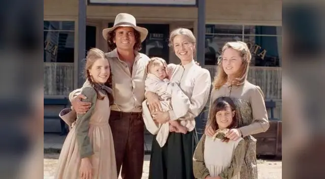 Una foto oficial de la familia Ingalls.