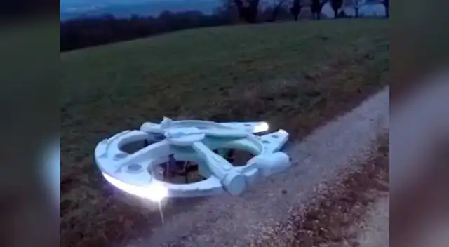 Crean drone en forma de nave de Star Wars.