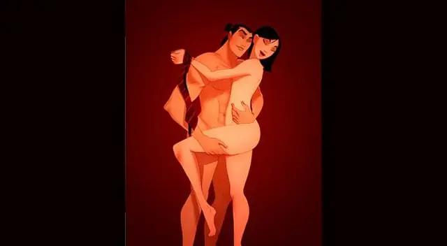 Personajes de Disney en la habitación roja. Personajes de Disney en la habitación roja.