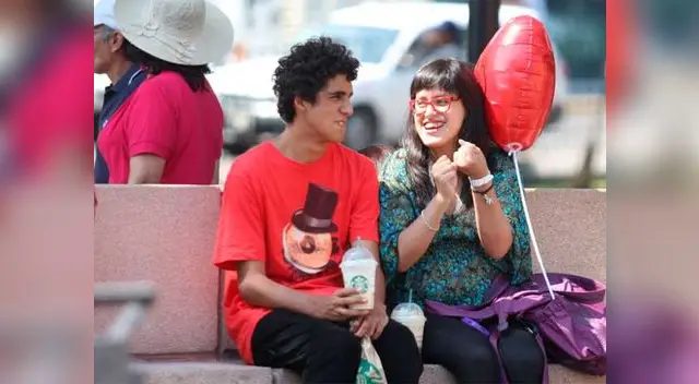 Pareja en el Día de San Valentín.
