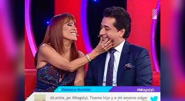 Le dio su besito en vivo. Le dio su besito en vivo.