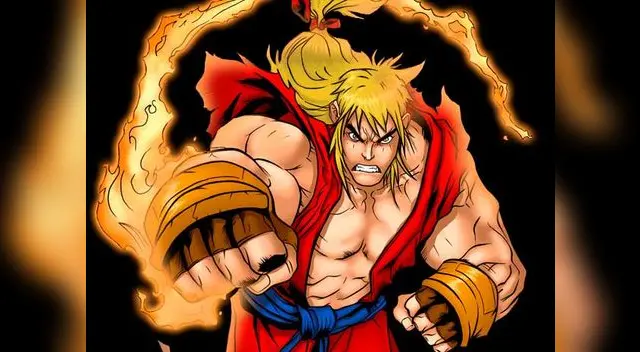 El poderoso puño de Ken.