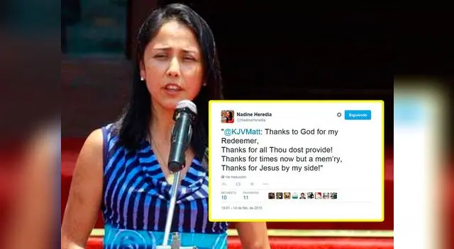 Palacio de Gobierno confirmó violación a cuenta de Nadine Heredia