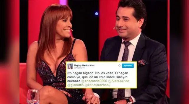 Magaly Medina respondió a críticas en Twitter. 