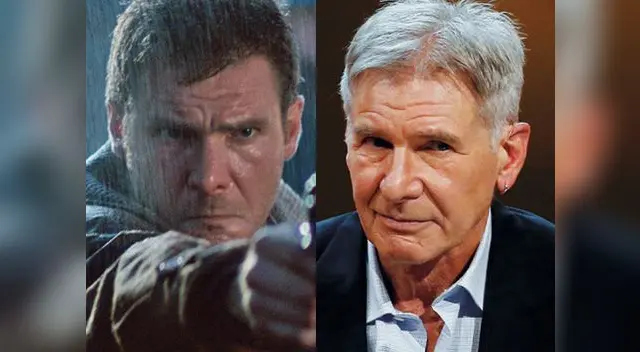 El antes y el después. Los años no pasan en vano para Harrison Ford.