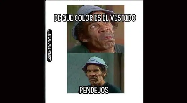 Memes se burlan de The dress. 