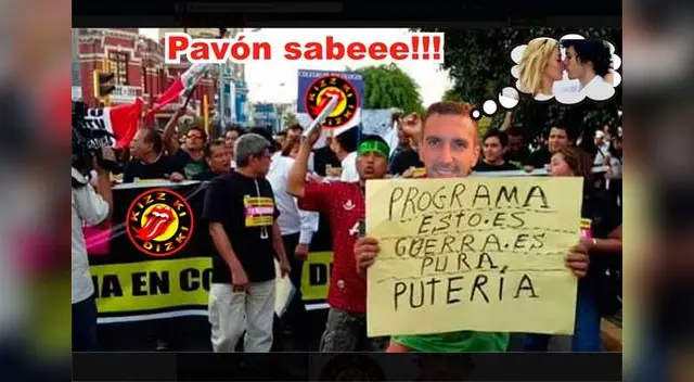 Memes critican a Esto es guerra y Combate por sacar cuerpo de marcha TV basura. 