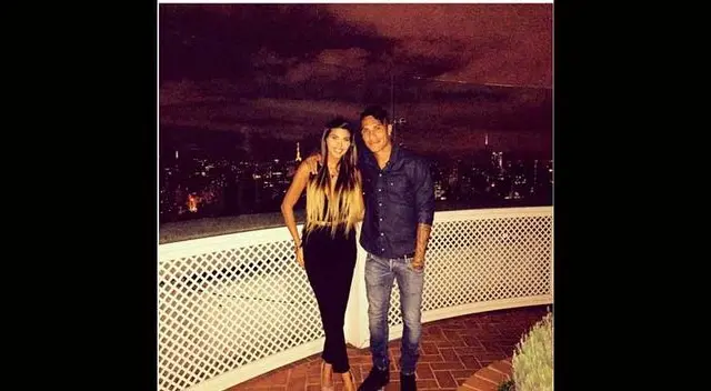 Alondra García Miro y Paolo Guerrero cumplen dos meses de relación. 