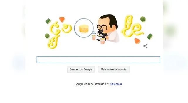 Momofuku Ando analiza su invención.