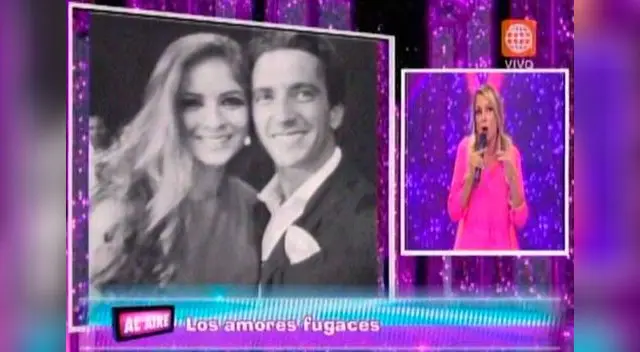 Antonio Pavón y Doménica Delgado fueron ampayados. 