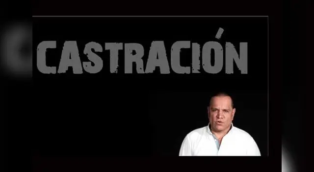 Mauricio Diez Canseco quiere castrar a violadores sexuales. 